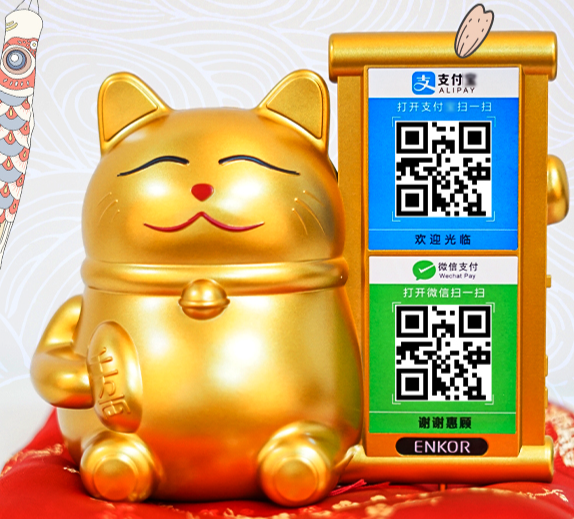 招財貓藍牙收款播報器，為生意保駕護航